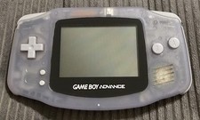 Gameboy Advance GBA [Glacier] handheld retro console (Tested + working) AGB-001