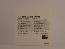 DESERT EAGLE DISCS THE EAGLE HAS LANDED (483) 17 Track Promo CD Album also White
