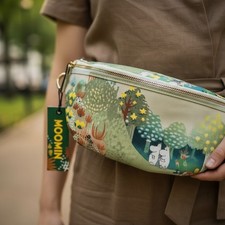 Moomin Hillside Bum Bag Crossbody | Official House of Disaster | 12x26x7cm | NEW