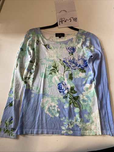 Luisa spagnoli blue floral - luisa,