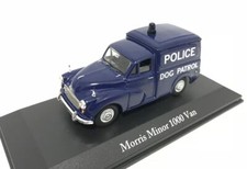 1:43 Morris Minor 1000 Van British Police by Ex Mag in Dark Blue JA04X Model Car