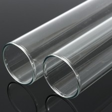 5pcs/lot Transparent  Glass Blowing Tubes 75-200mm Long Thick Wall Test Tube