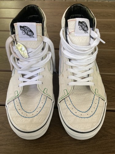 Vans leather hi tops - vans,