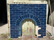 Antique Edwardian Glazed Tile