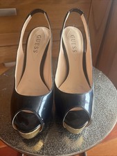 GUESS High Heel Open Toe Black