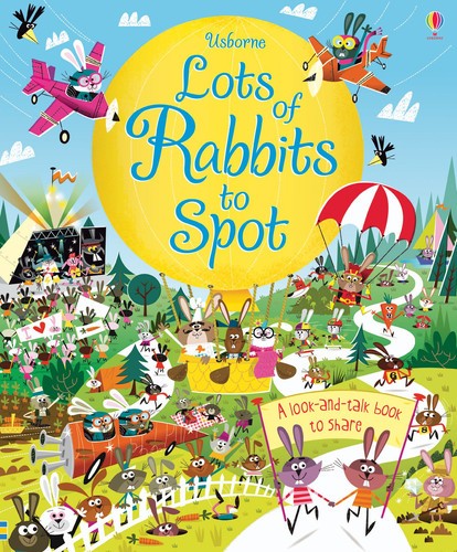 Lots rabbits spot - rabbits,