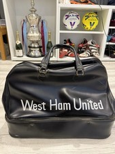 West Ham United Puma Medical Leather Bag Vintage Old  Rob Jenkins Physio
