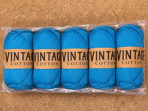 Blue vintage cotton - 80%,