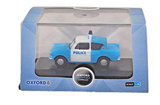 Oxford Railway Diecast Ford Anglia Police Panda Car 76105003 Scale 1:76 Box Pack