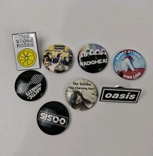 Indie Britpop Band Pin Badge