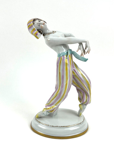 Colorful art deco figurine - colorful,