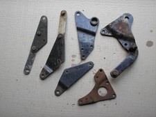 Triumph 750 T140 ? engine frame brake exhaust ? bracket x6 USED JOB LOT