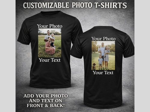 Customised photo tee with - with, your