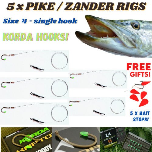Wire trace pike fishing - x,