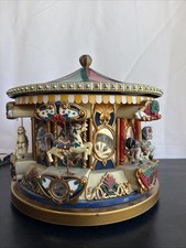 Mr Christmas 1994 Holiday Carousel Merry Go Round Light Up Animated 21 Songs