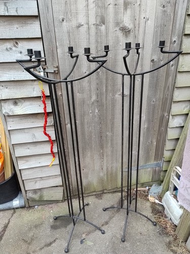 Cast iron metal candle holder - holder,