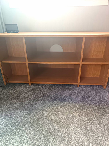 Medium wood brown shelving - medium,