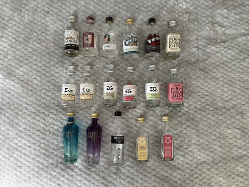 Assorted gin bottle collection - gin,