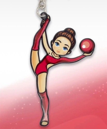 Rhythmic gymnastics keychain - rhythmic,