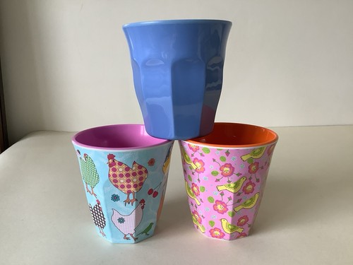 Rice melamine beakers - 3,