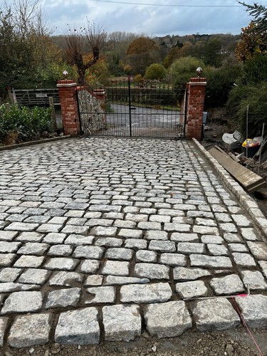 Reclaimed large granite - large, cobble