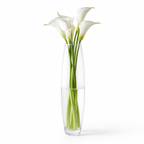 Tall glass flower vases - tall,