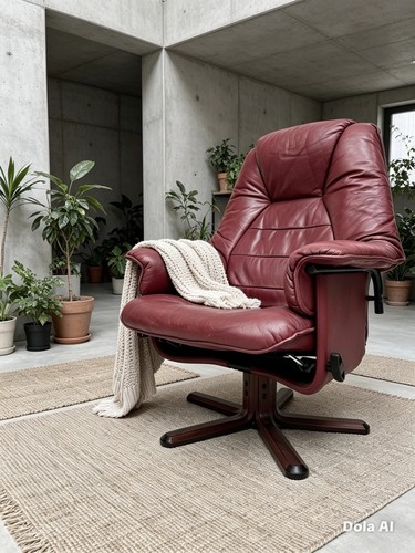 Plum leather unico - plum, danish