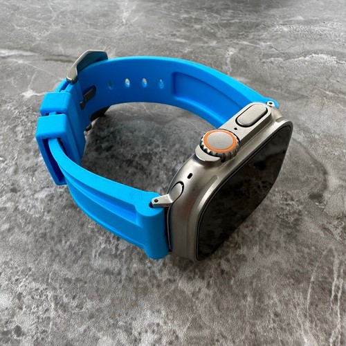 Blue silicone rubber diving - rubber,