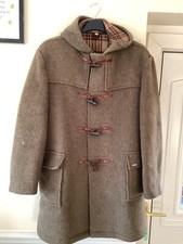 Vintage 1970s Stark Duffle Coat Brown Chest Size 42