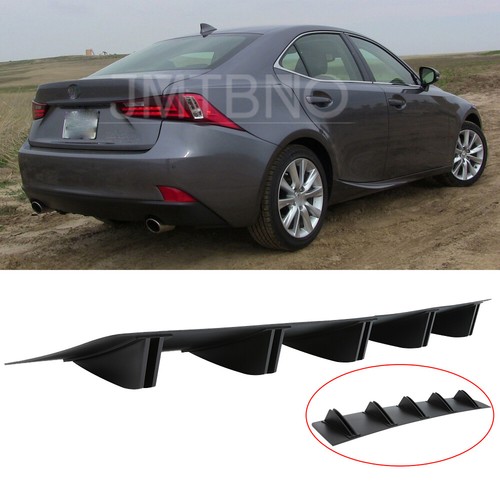 Rear diffuser shark fins - rear,