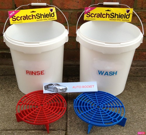 Car wash rinse buckets - 2,