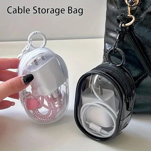 Mini clear zipper bag - mini,