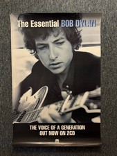 RARE ORIGINAL 77x51cm  BILLBOARD RECORD STORE POSTER - BOB DYLAN  (2000)