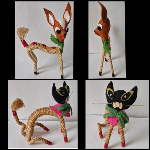 Vtg jute rope bambi - bambi, &