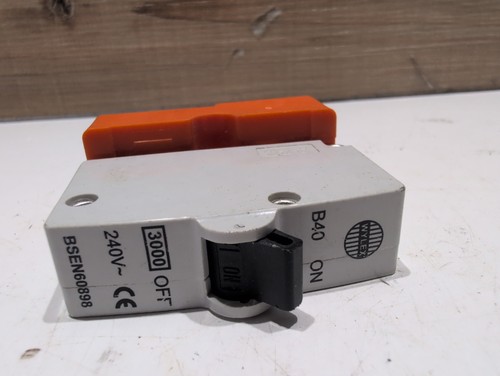 Wylex b40amp plug - wylex, mcb