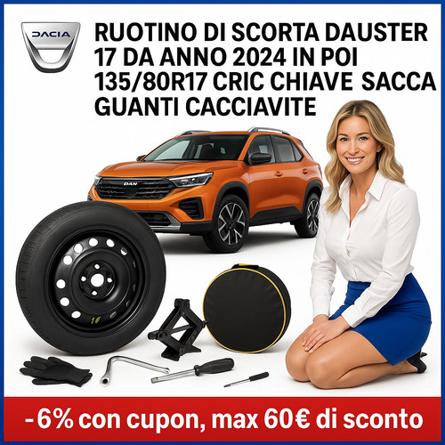 Dacia duster space saver - dacia,