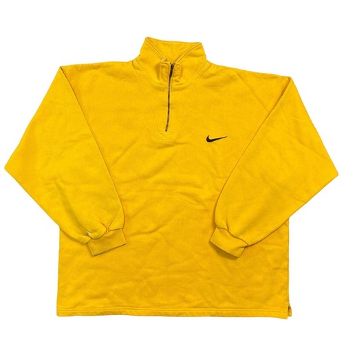 Nike yellow sweatshirt - yellow, 90s