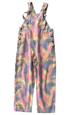 Lucy And Yak Easton Dungarees Brush Strokes 12R