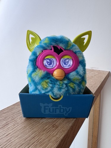 Boxed furby boom peacock blue - boxed,