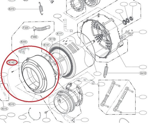 Genuine washing machine - genuine, lg