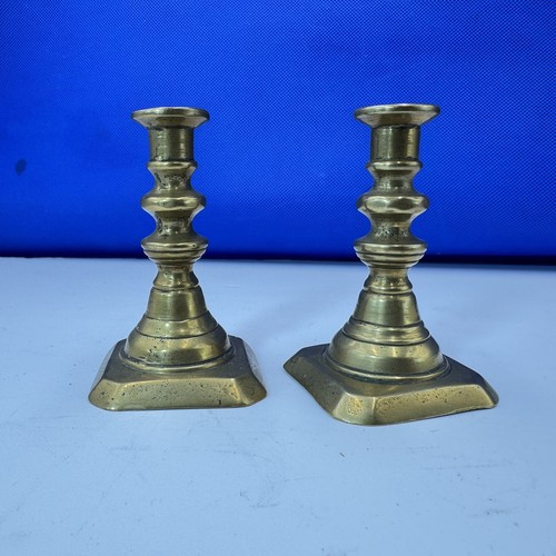 Candlesticks miniature brass - miniature,