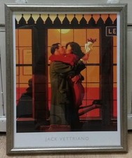 Back Where You Belong by Jack Vettriano Deluxe Framed Art Print Romantic