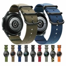 22mm Nylon Canvas Watch Band Woven Fabric Strap For Pebble-Time Smart Watch