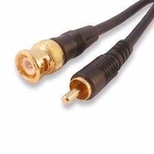 1m BNC to RCA Phono Lead Cable