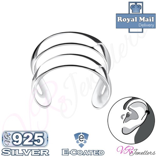 Double band ear cuff - band, no