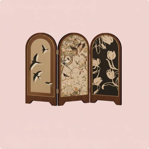 Retro bird pattern - retro, desktop