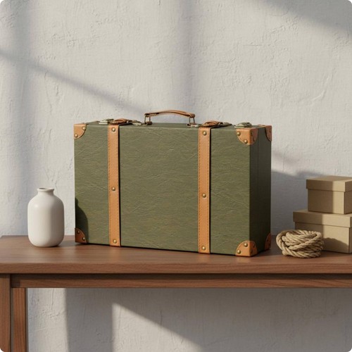 Pieces vintage suitcase set - 3,