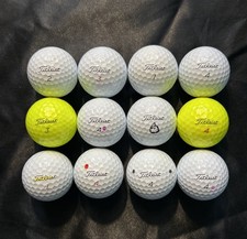 12 TITLEIST PROV1/V1X GOLF BALLS. GRADE-A