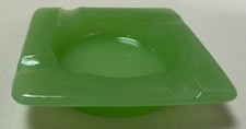 Art Deco Jadeite Glass Ashtray