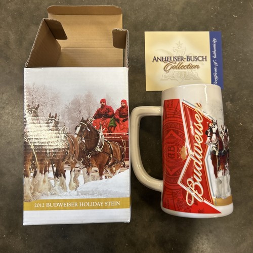 2012 budweiser holiday stein - holiday,